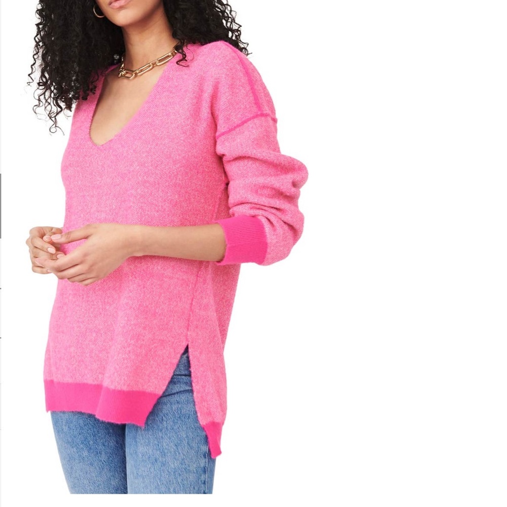 Free People Sweater Weather V- Neck Sweater